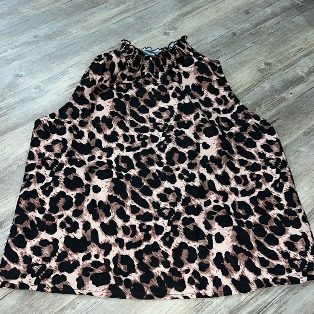 Shein cheetah print tank